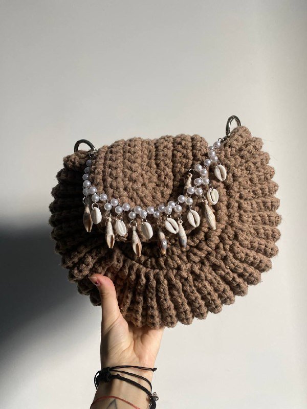 Вязаная сумка ручной работы 2