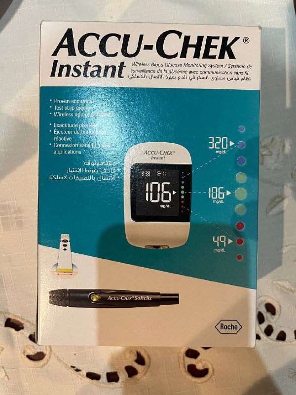 Глюкометр Accu-check Instant и тест полоски