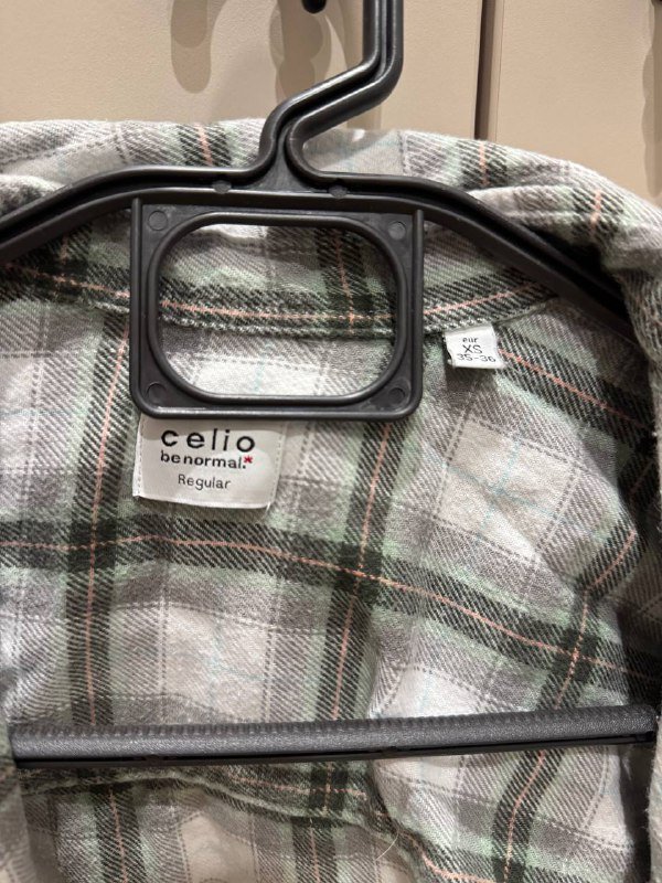 Рубашка в клетку XS-S 2