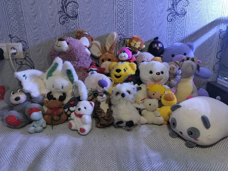 Детские игрушки мягкие, мозайка, холодильник, инструменты, Человек Паук
