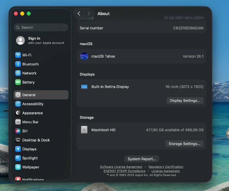 MacBook Pro 16 2019 Touch Bar 16GB 512GB 8