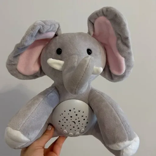 Elephant night light with music for falling asleep