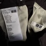 Черные штаны карго Uniqlo U 2