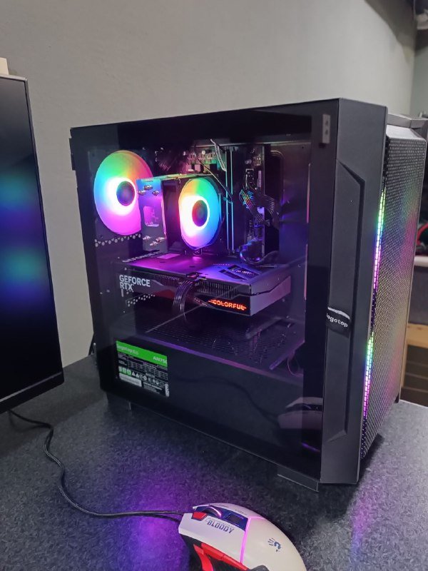 ПК i5-12400 RTX 4060, ПК i5-10400F RTX 3050, мониторы, периферия, стол 2