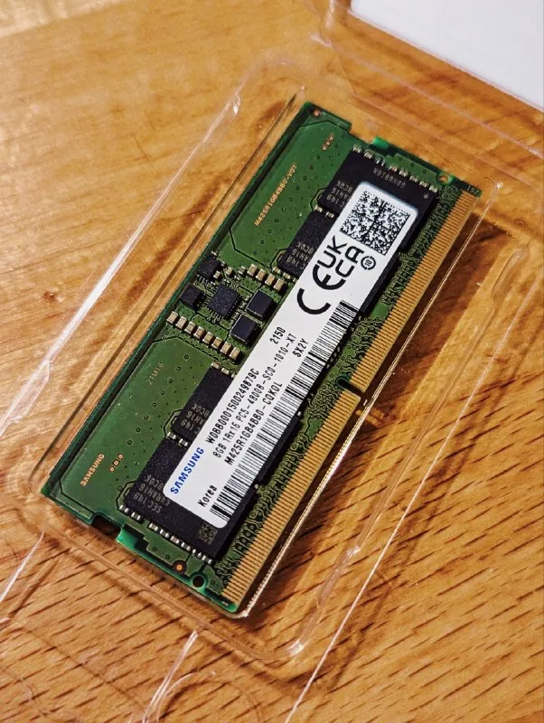 Оперативная память Samsung 8GB DDR5 для ноутбука