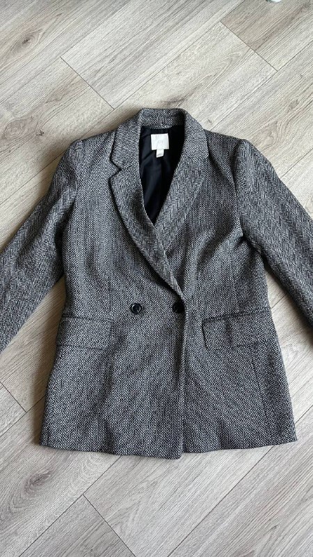 Пиджак жакет H&M размер 38 s-m теплый
