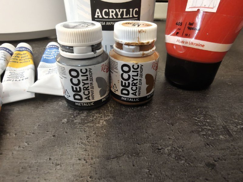 Акриловые краски, картонные бирки 3