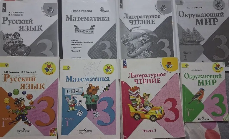 Русский язык, Математика, Литературное чтение, Окружающий мир