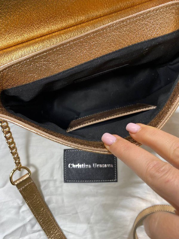 Дизайнерская кожаная сумка Christina Urusova 5