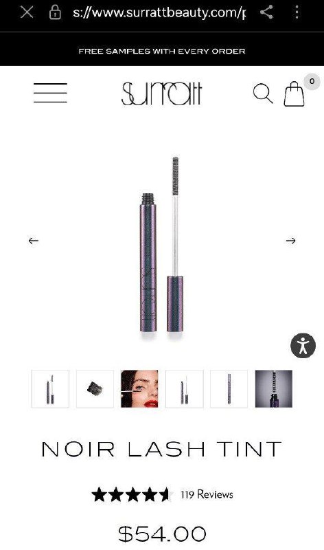 Японская тушь от Surratt Noir Lash Tint