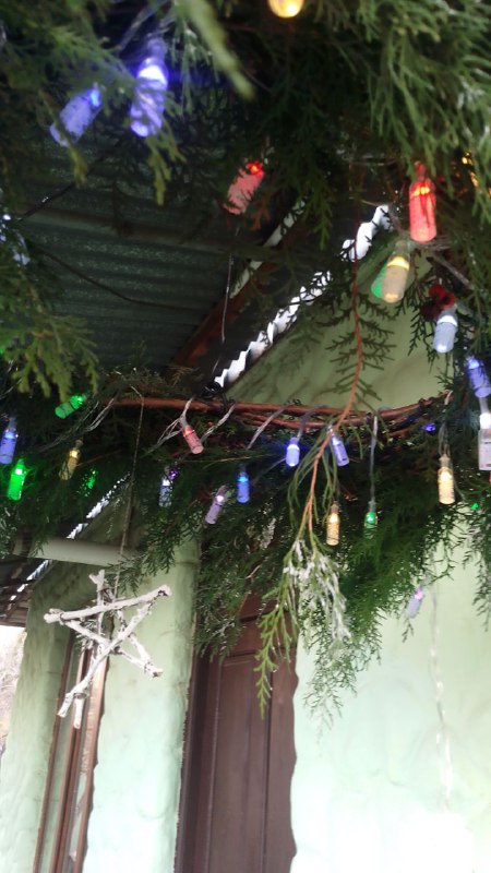 Гирлянды, теплый свет, бутылочки, сердечки 3