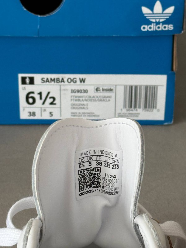 Кроссовки Adidas Originals Samba размер 38 EU 4
