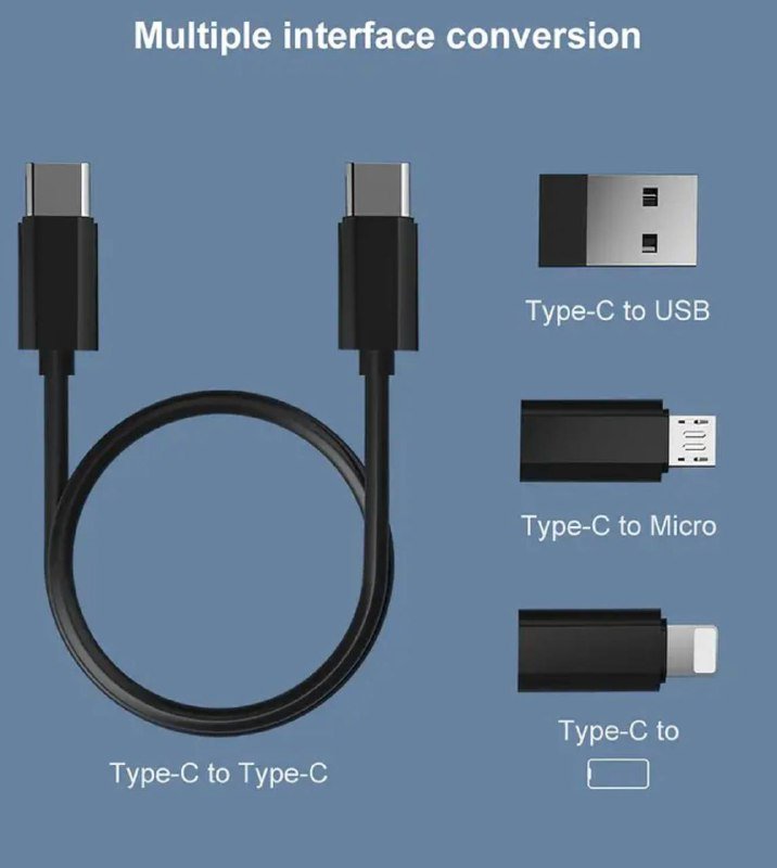 многофункциональный комплект кабелей для зарядки 5-в-1 3