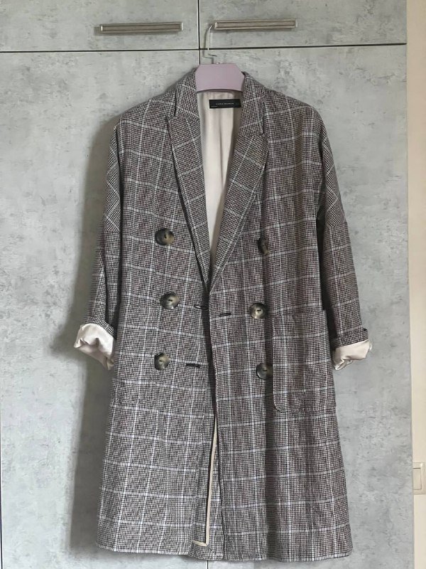 Легкий плащ тренч Zara XS оверсайз