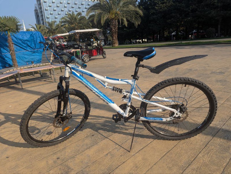 Велосипед двухподвес с комплектом насос и мультитул 3