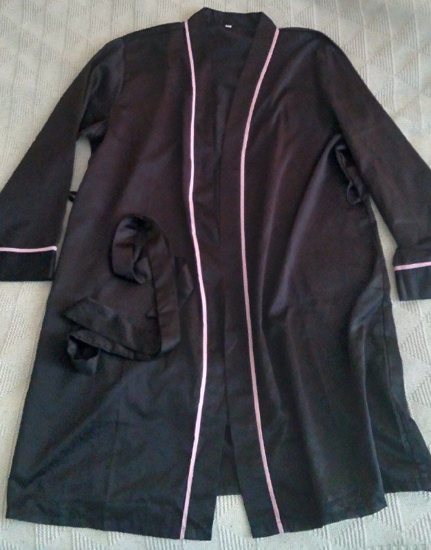 Женский халат с поясом XL L M