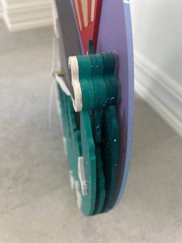 Часы ручной работы из фанеры 2