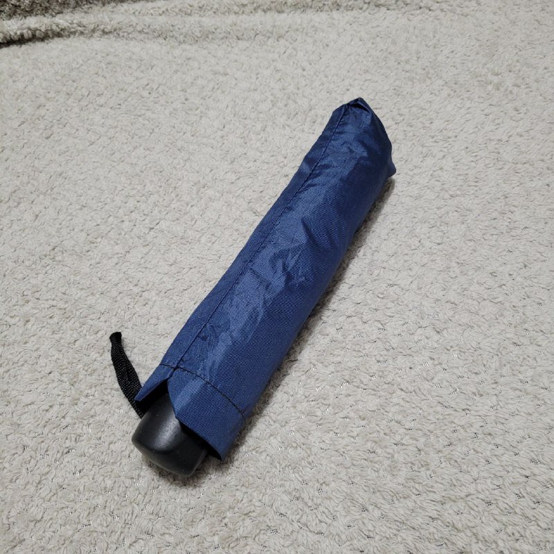 Зонт синий полуавтомат защита УФ лучей