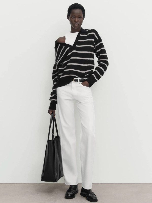 свитер H&M, рубашка Zara, кардиган Massimo Dutti, polo Massimo Dutti, свитер Zara, лыжные штаны, жилетка Zara, боди Guess, джинсы Zara, гольф Massimo Dutti 4