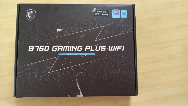 Материнская плата MSI B760 Gaming Plus WiFi, процессор Intel i5 12400F