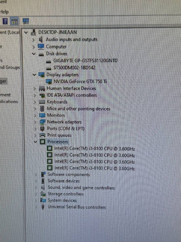 Системный блок Intel Core i3-8100, GTX 750 Ti, 8ГБ RAM, SSD+HDD 6