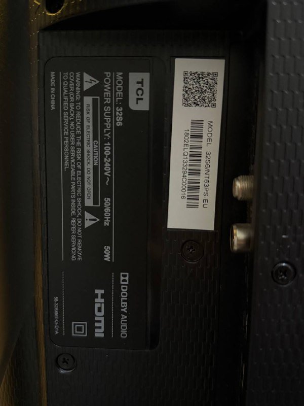 Телевизор TCL 32 дюйма б/у