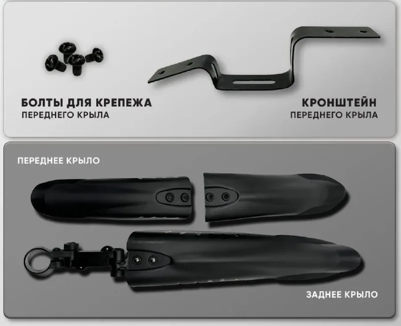 Bicycle mudguards 1