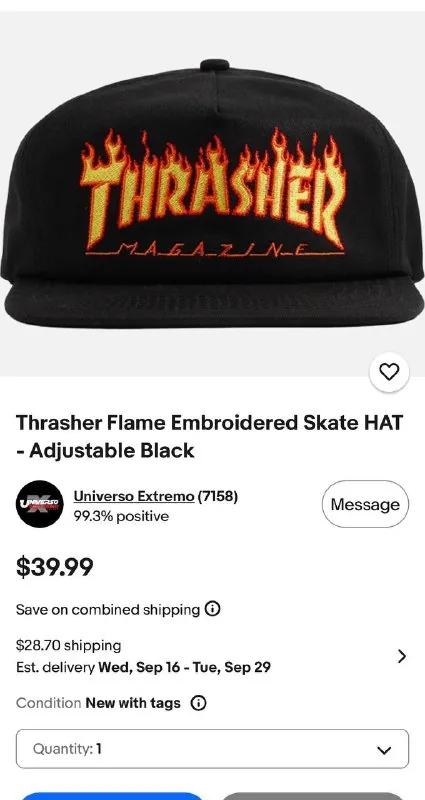 Кепка Thrasher 1