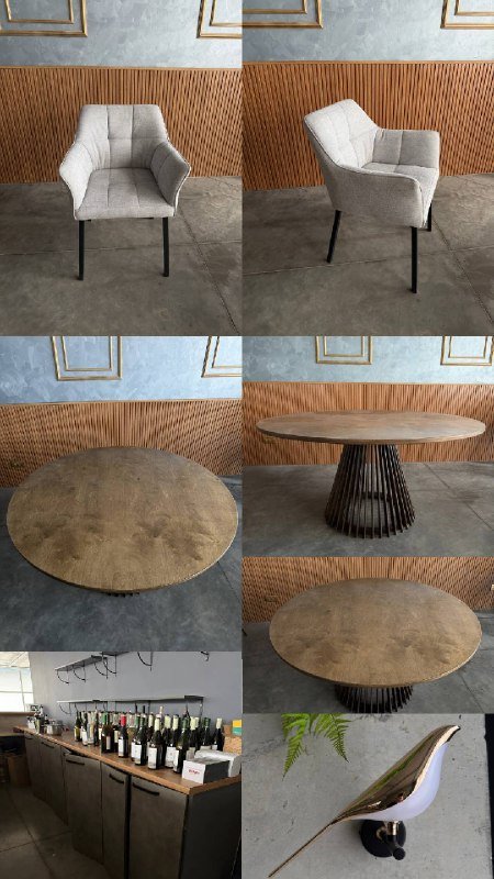 Кресла серые белюкс