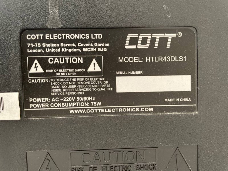 Телевизор COTT 55 диагональ 2