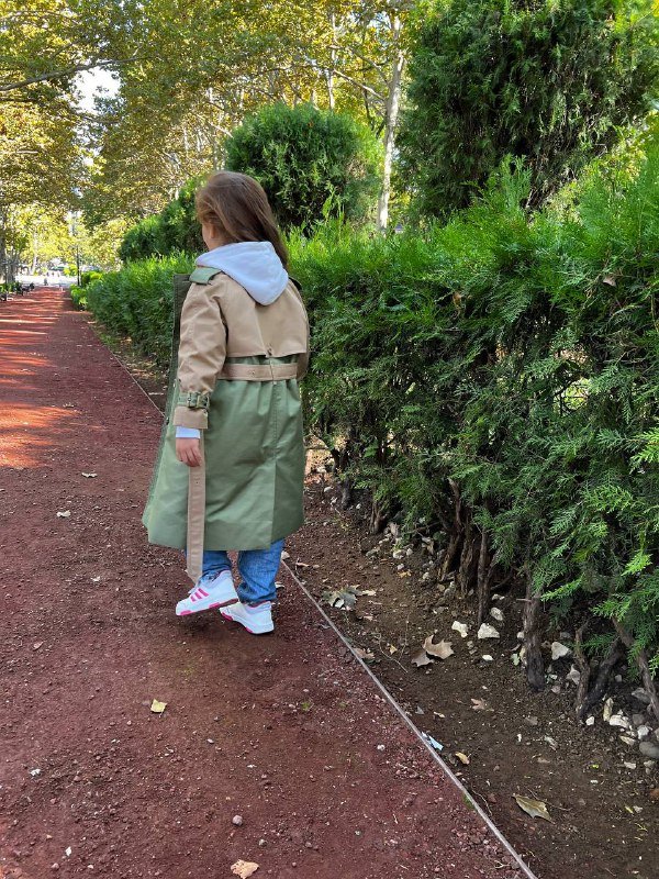 Тренч для девочки 116-122 см 3