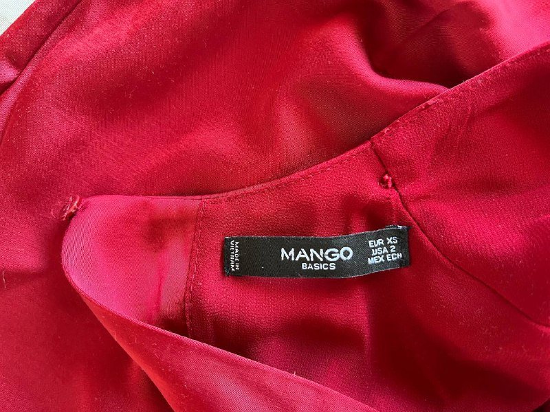 Атласное платье размер XS-S