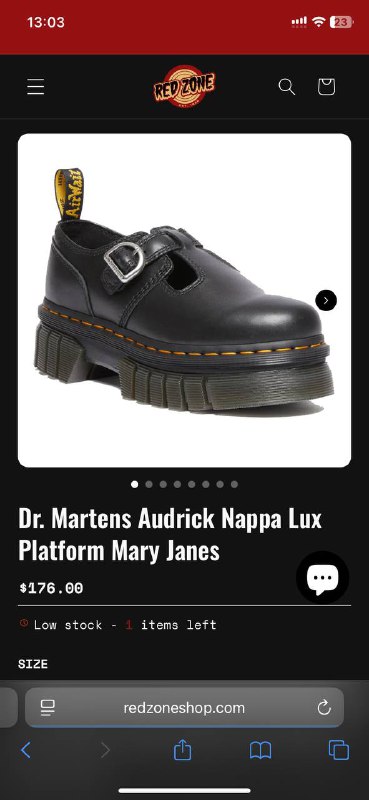 Туфли Dr. Martens Mary Jane 38 размер