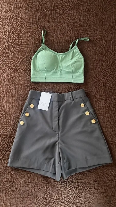 Шорты и топик Zara