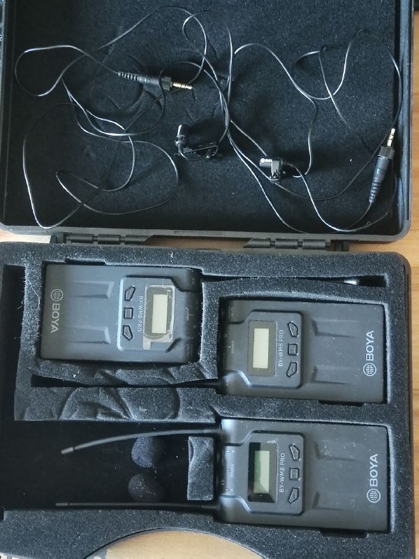 Радиомикрофоны Boya WM8 с приемником, 2 канала
