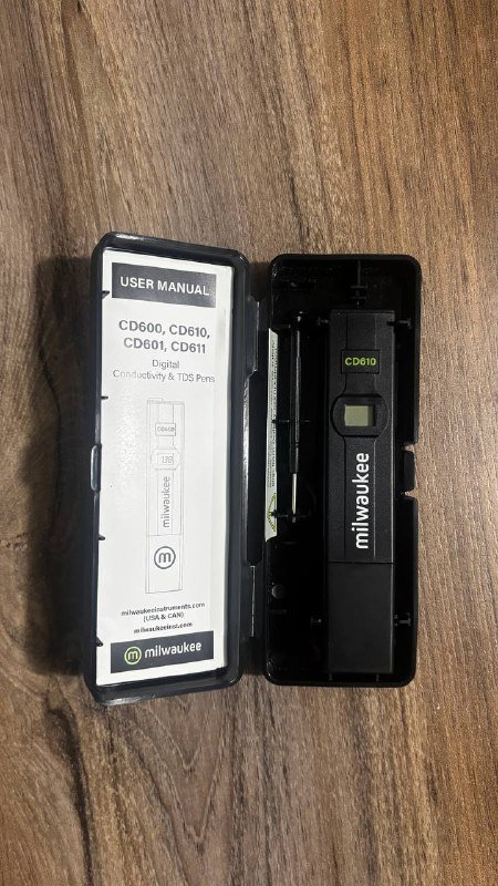 TDS tester Milwaukee CD610 2
