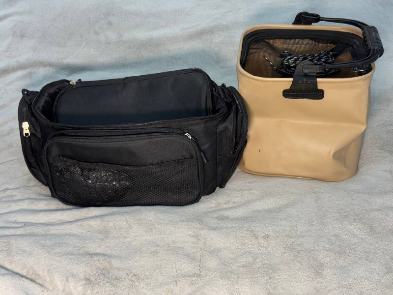 Рыболовные снасти комплект удочка, фидер, подсак, сачок, стул 4