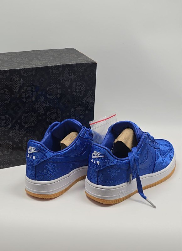 Nike Air Force 1 Low CLOT Blue Silk кроссовки 38 размер 3