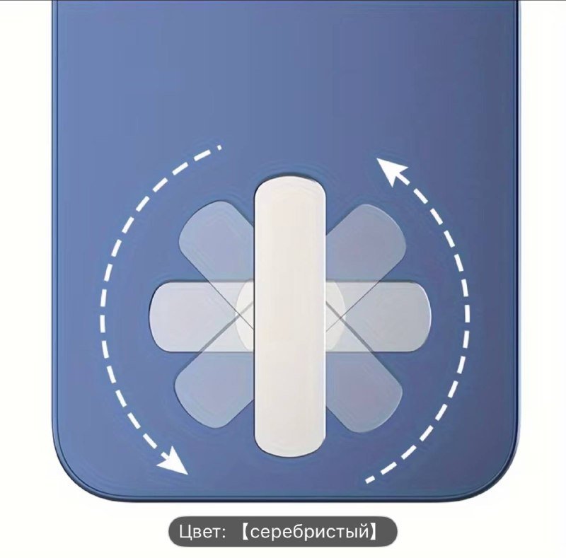 Вращающаяся складная подставка для телефона из цинкового сплава 5