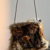 Рейл, меховая сумочка, винтажное платье, японские кимоно, сумка Vivienne Westwood 2