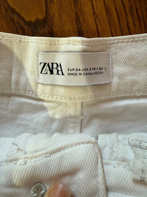 Джинсовые шорты Pull&bear, шорты белые Zara размер 34 6
