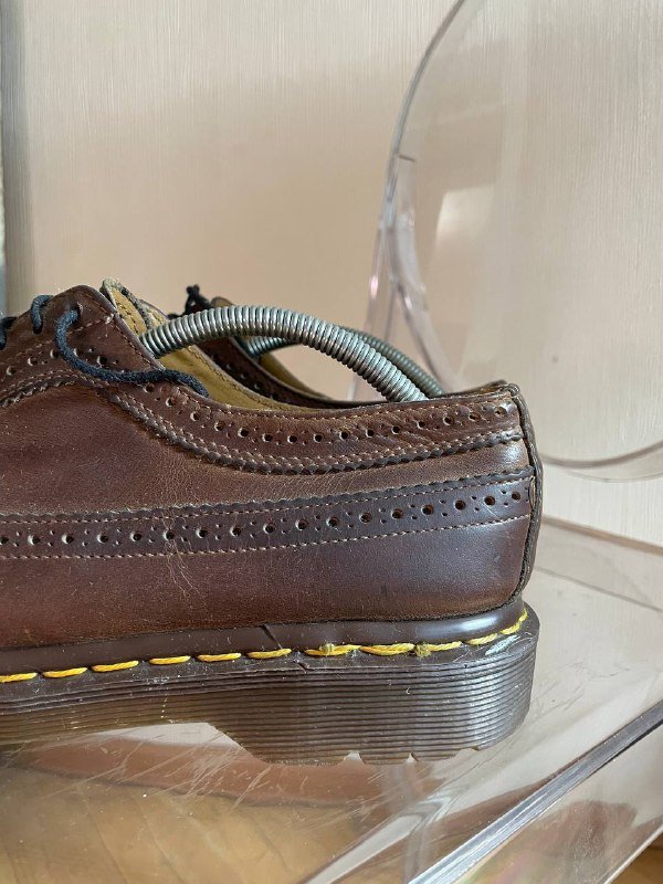Винтажные коричневые ботинки броги Dr. Martens 3989 Brogue 2