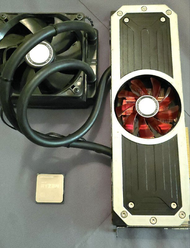 Видеокарта AMD Radeon R9 295X2 и процессор Ryzen 5 2400G нерабочие