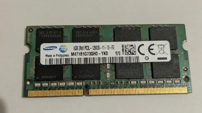 Samsung DDR3 8 GB laptop RAM