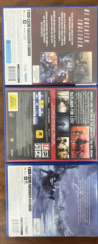 Человек-паук 2, RDR2, Бог войны 1