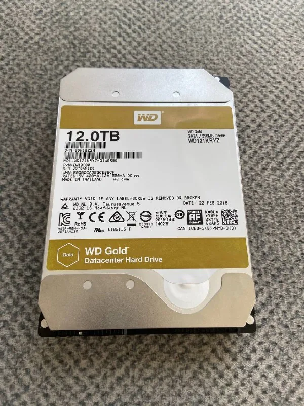 WD Gold 12TB жесткий диск