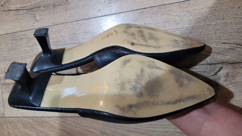 Чёрные женские туфли 38 размер 3