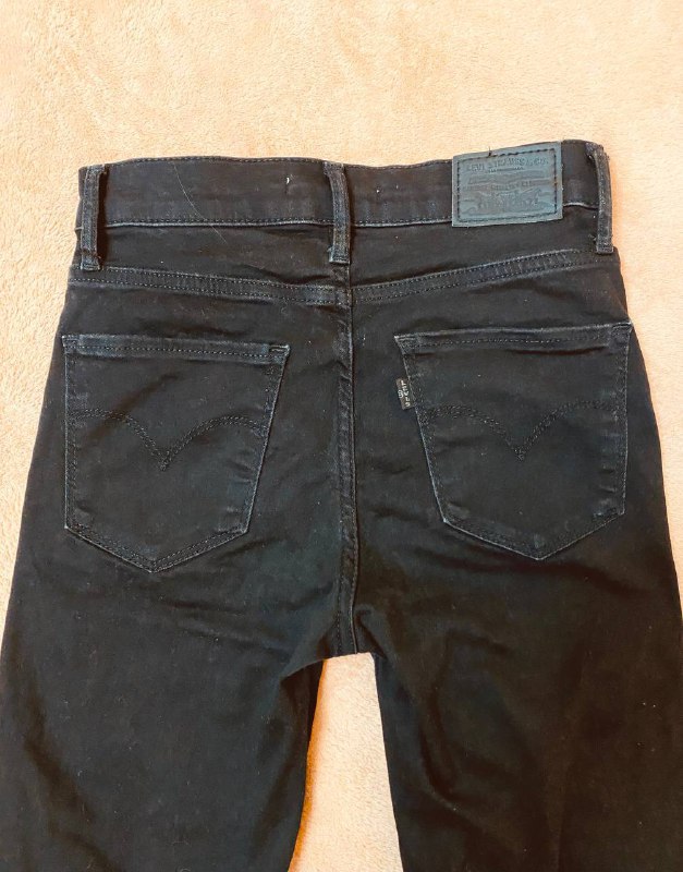 Джинсы skinny Levi’s Premium XS-S черные 3