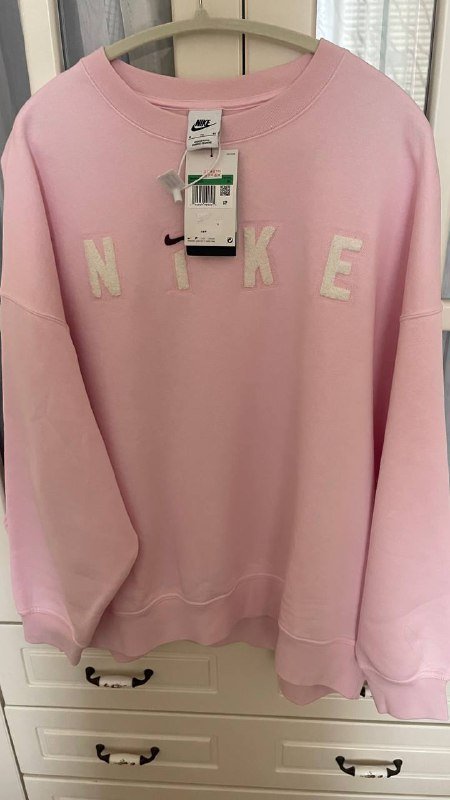 Nike розовый свитер XXL