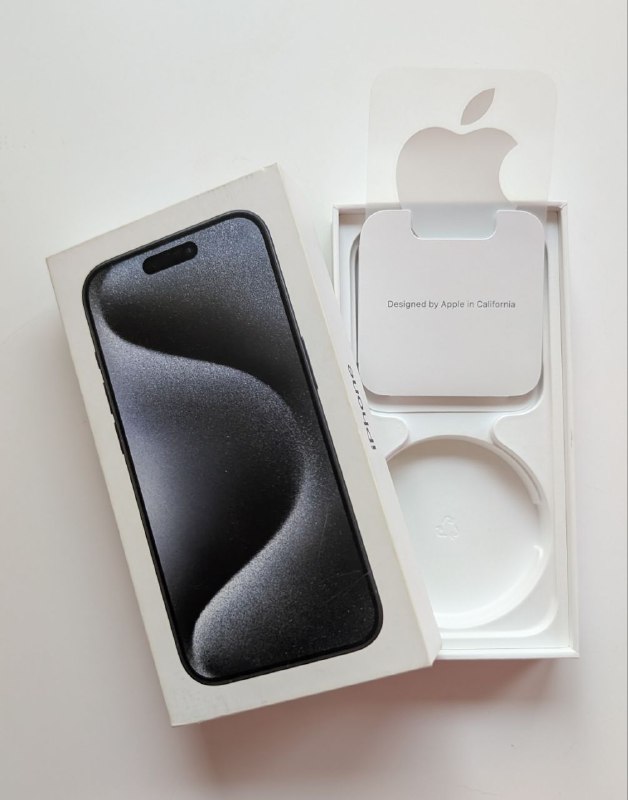 iPhone 15 pro коробка